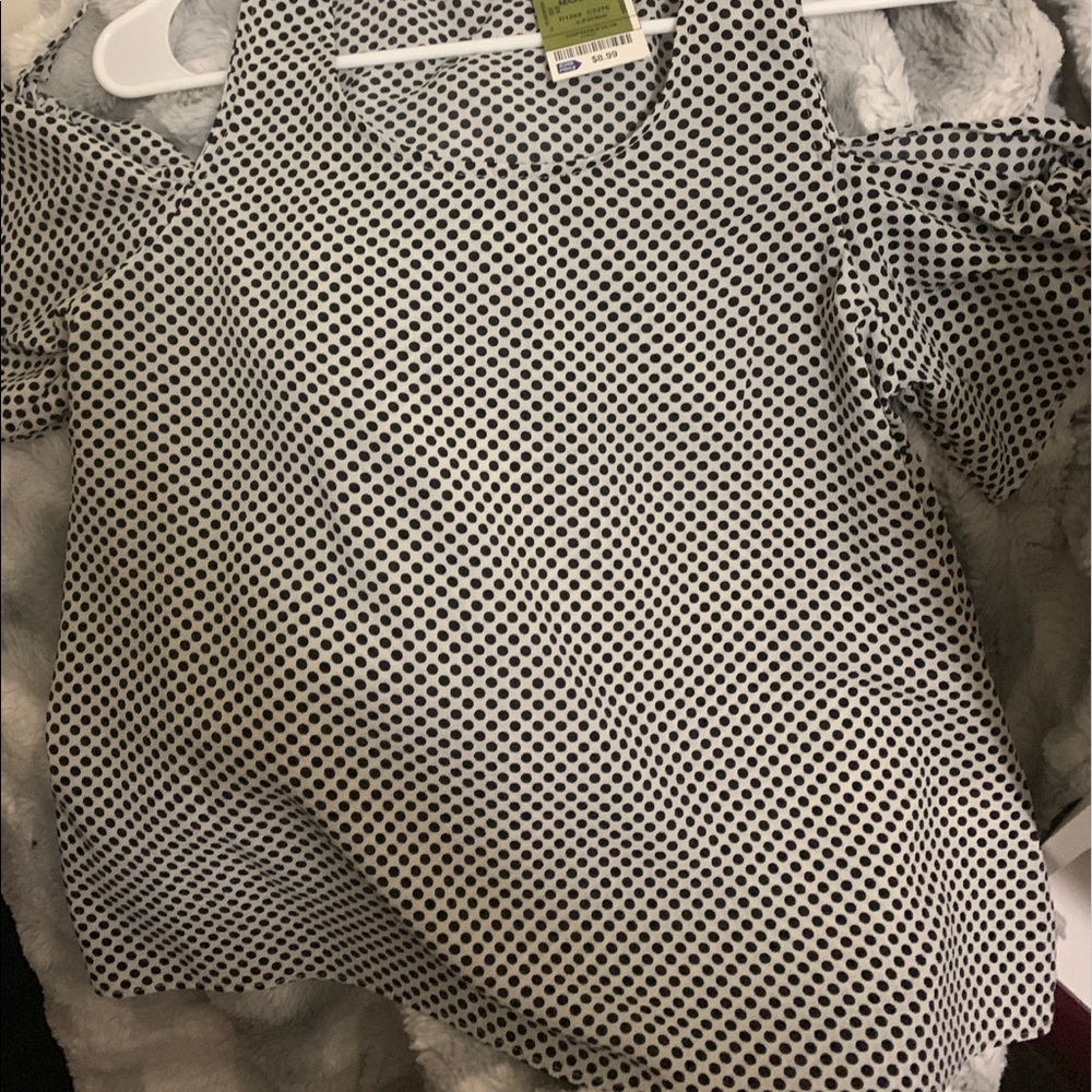 Polka dot blouse